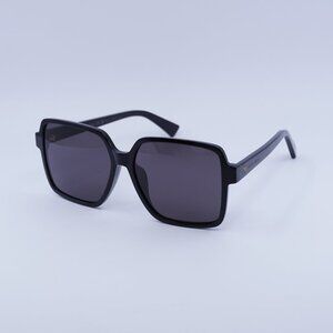 🕶️ New Bottega Veneta BV1317SK 001 Sunglasses - Black Frame, Grey Lenses